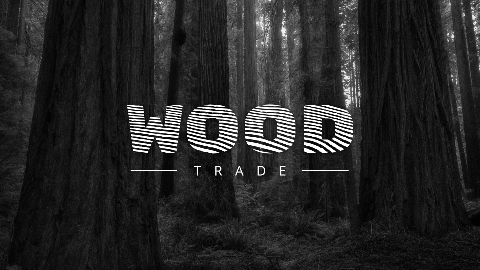 Разработка логотипа для компании «Wood Trade» в Павловске